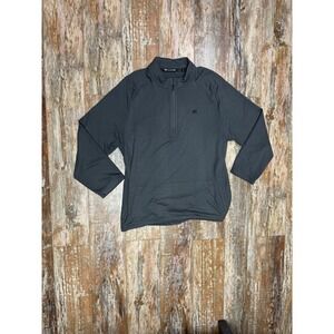 Mens Travis Mathew Networking 1/4 Zip Pullover Soft Sweater Size Medium Gray